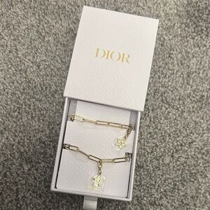 Dior Gold Star Phone Charm
